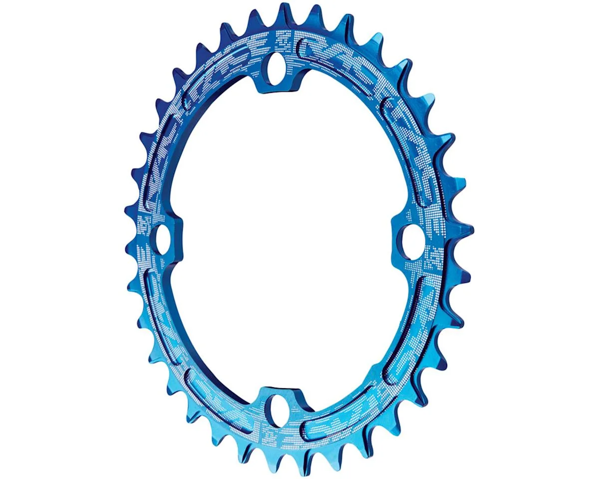 Race Face Narrow-Wide Chainring (Blue) (1 x 9-12 Speed) (104mm BCD) (Single) (34T)